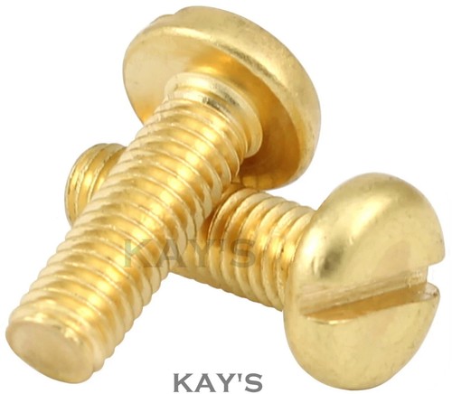 M6 solid brass - m4,