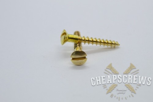 Solid brass screw - solid,