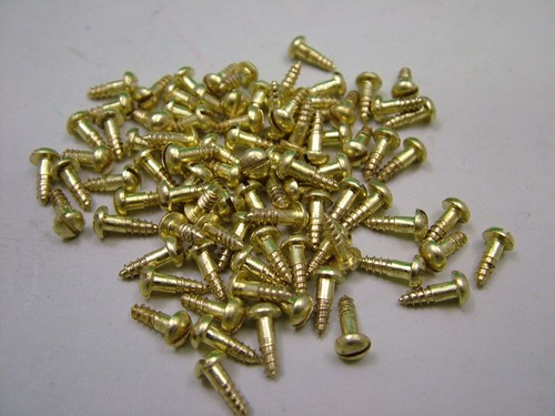 Small solid brass - , screws,