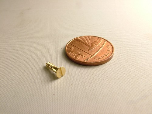 Small solid brass screws - ,, pack