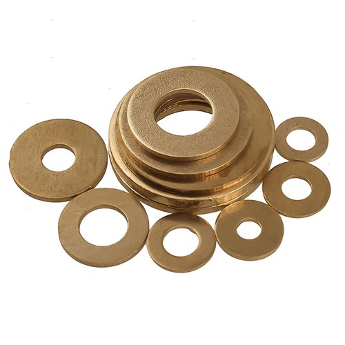 Solid brass thick flat - brass,