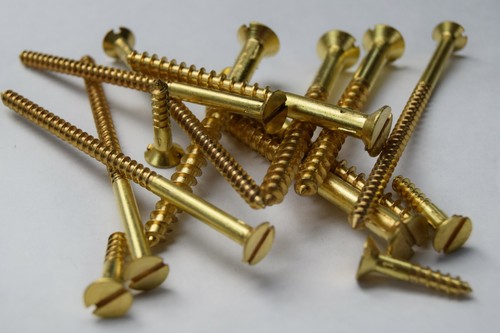 Brass wood screws - wood,