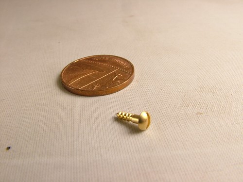 Small solid brass screws pack - solid,