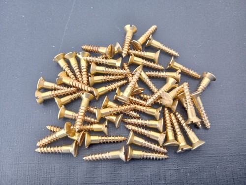 6 solid brass slotted - 50,