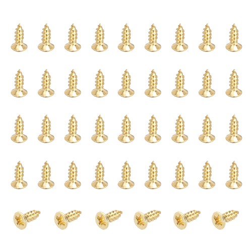 Pcs solid brass wood screws - pcs,