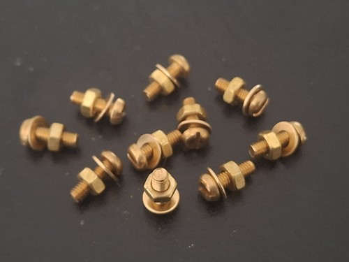 Solid brass slotted - brass, pan