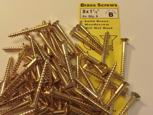 Brass wood screws - wood,