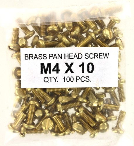Solid brass slotted machine - solid,