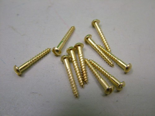 Small solid brass - , screws,