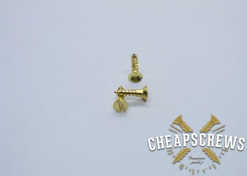Solid brass screw - solid,