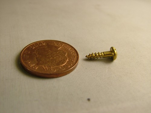 Small solid brass screws pack - small, screws,