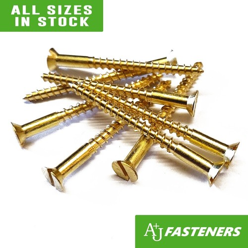 Solid brass slotted - solid,