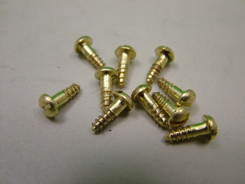 Small solid brass screws - ,, pack