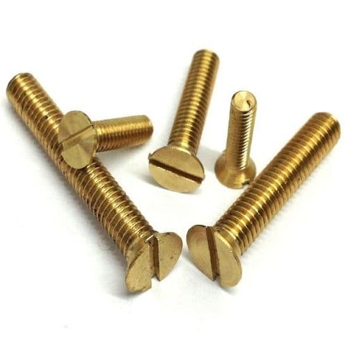 Solid brass slotted - solid,