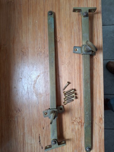 Antique solid brass window