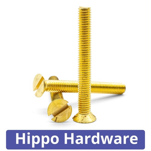 Solid brass slotted - solid,