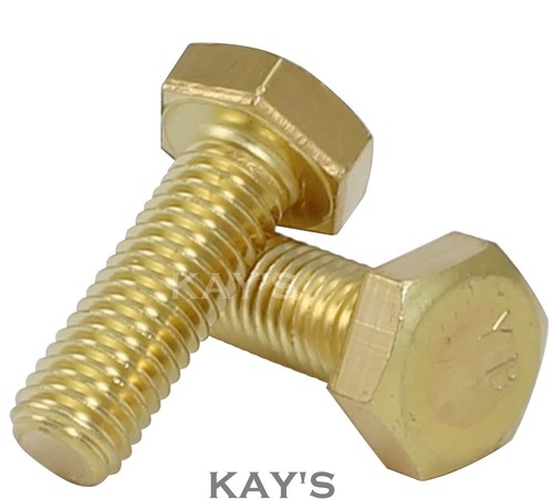 Solid brass hexagon set - brass,