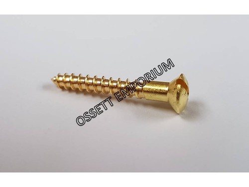 Solid brass countersunk screw - countersunk,