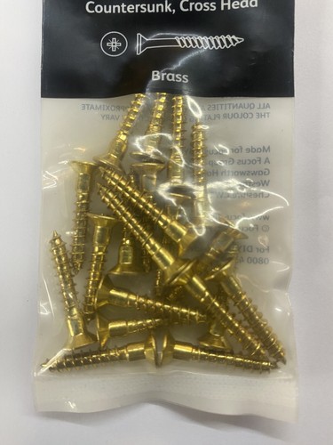 20x solid brass pozi - 20x,