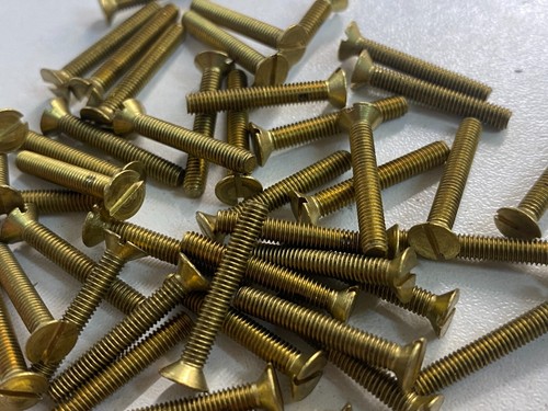 Brass metric countersunk - brass,