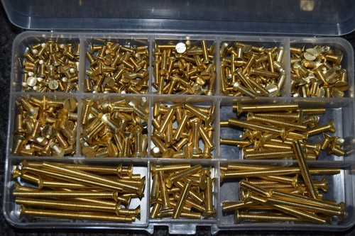 Machine screws solid brass - machine,