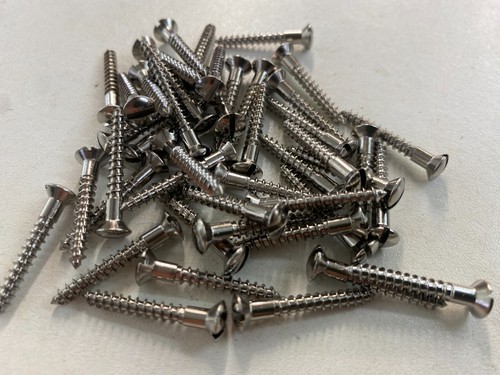 Chrome raised head screws - chrome,